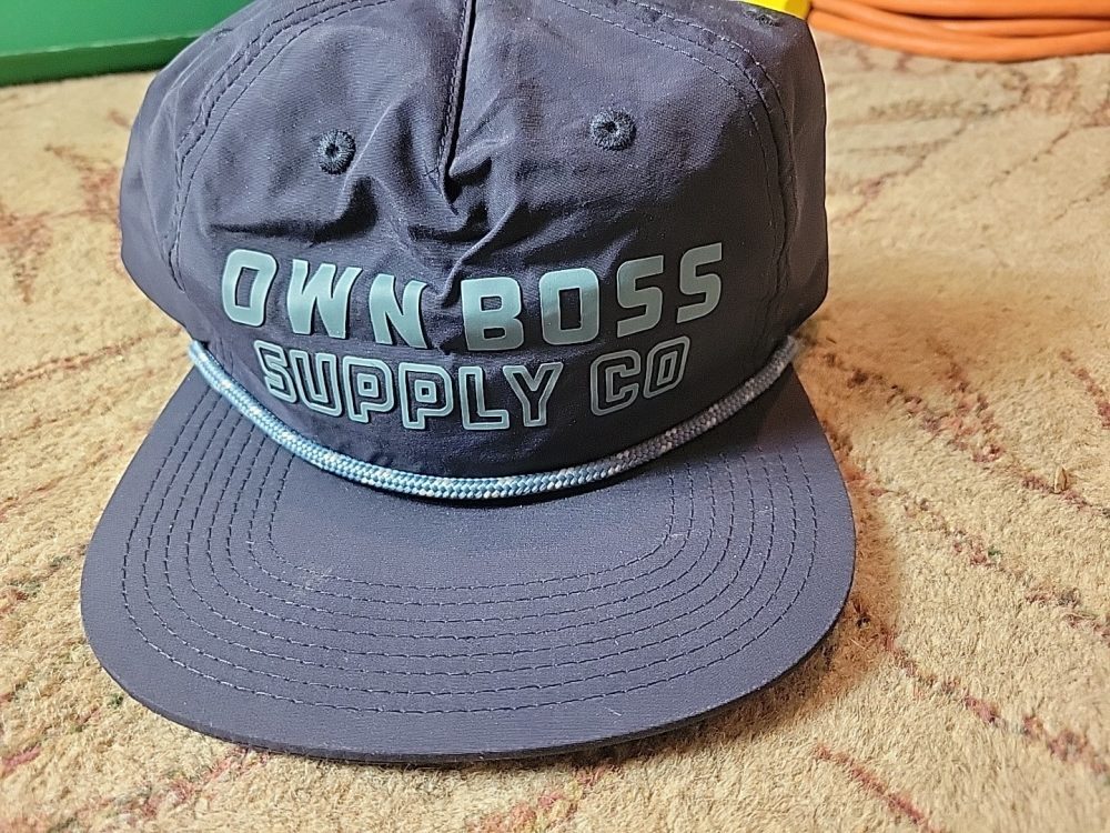 Own Boss Supply Co Hat Cap Snapback Navy